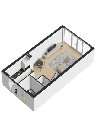 Plattegrond - J.I. Sandersestraat 70B, 4388 EG Oost-Souburg - Begane grond - 3D.png